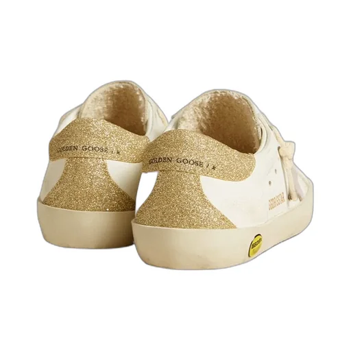 Kids Superstar Glittered Low-Top Sneakers