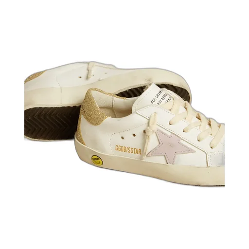 Kids Superstar Glittered Low-Top Sneakers