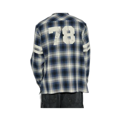 Checkered Button-Up Shirt