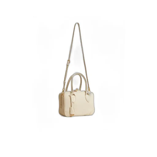 Logo Printed Zipped Tote Bag