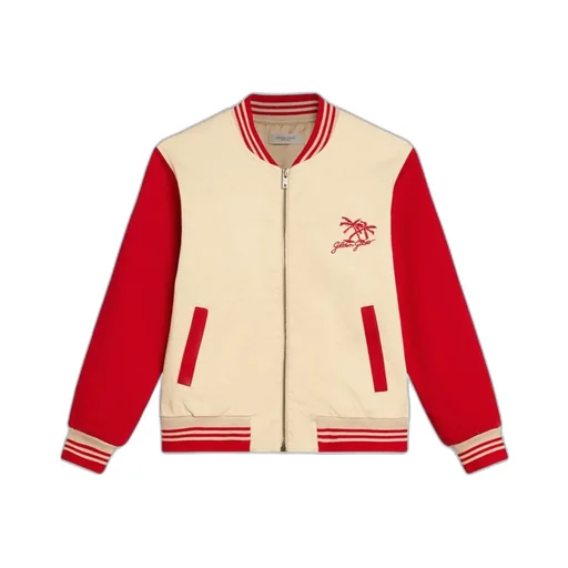 Chest Embroidery Bomber Jacket