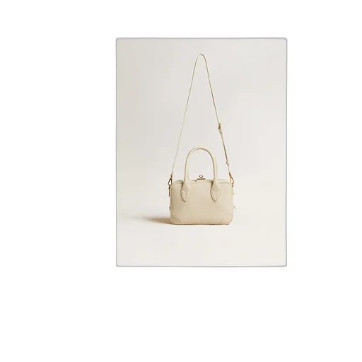 Logo Printed Zipped Tote Bag
