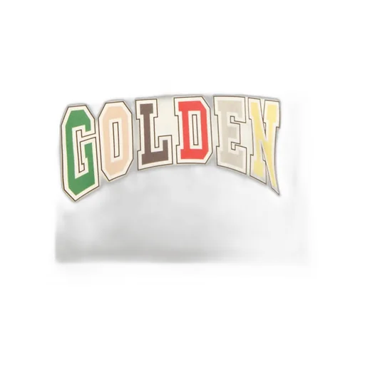 Golden Lettering Sweatshirt