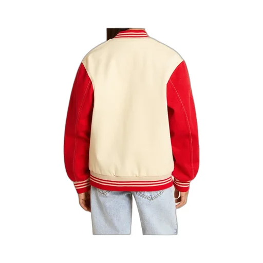 Chest Embroidery Bomber Jacket