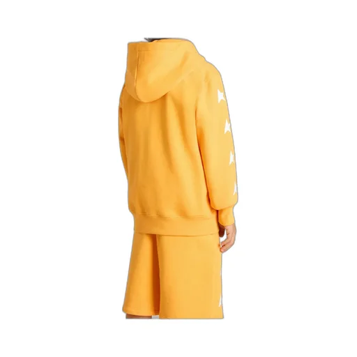 Star Printed Zipped Hoodie