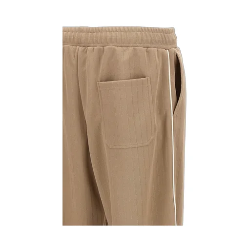 Logo Printed Straight-Leg Trousers