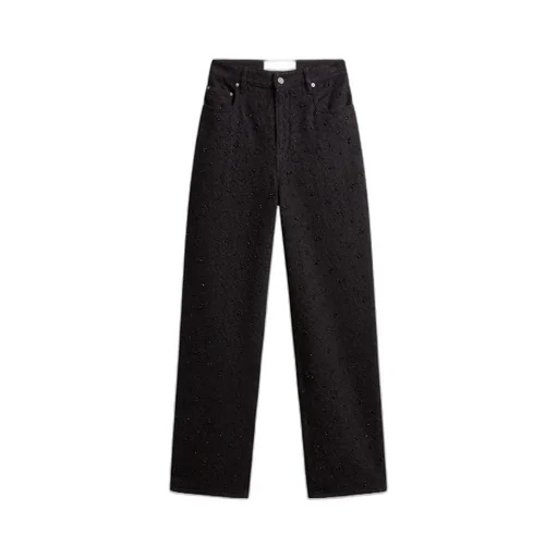Embellished Tweed Trousers
