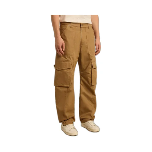 Straight-Leg Cargo Trousers