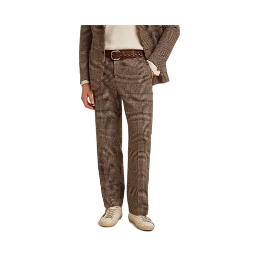 Mario Checked Tailored Trousers