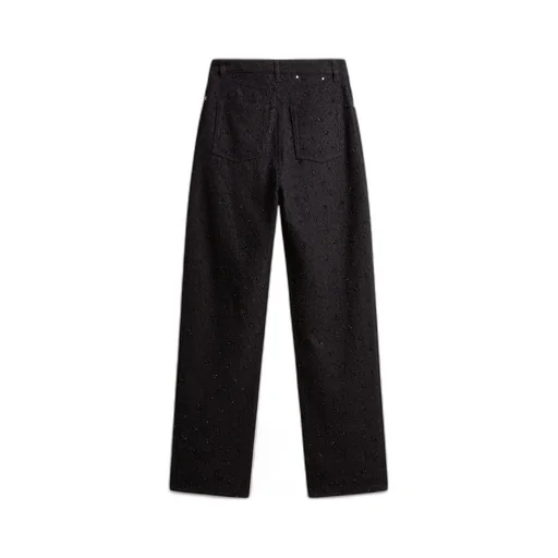Embellished Tweed Trousers