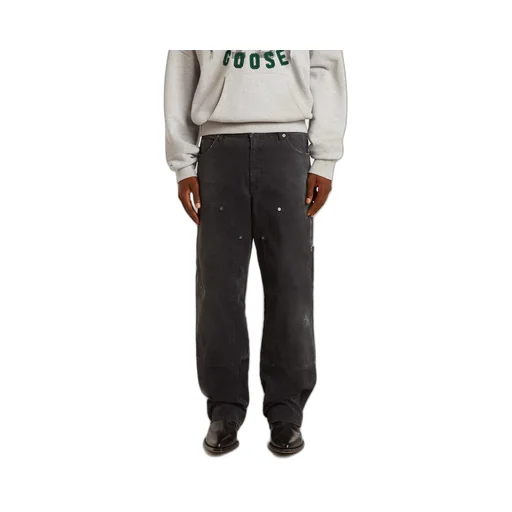 Straight Leg Distressed Pants