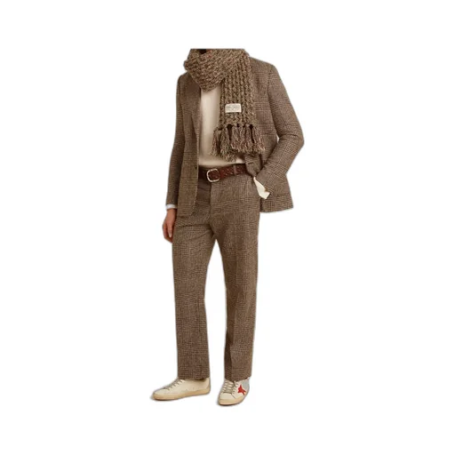 Mario Checked Tailored Trousers