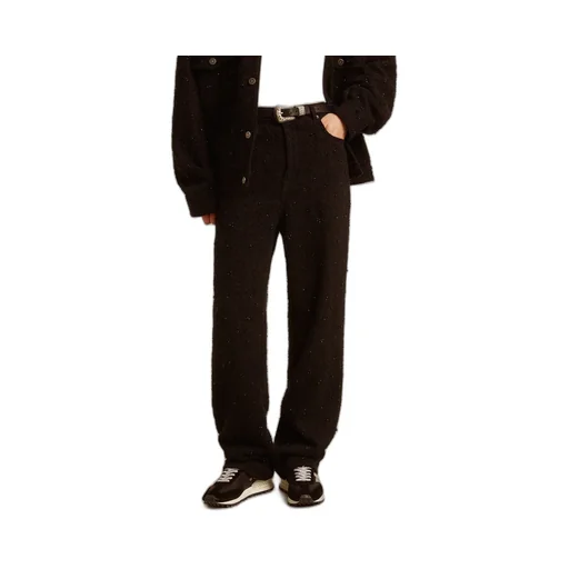 Embellished Tweed Trousers