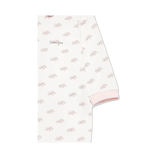 Elephant-Print Babygrow Set