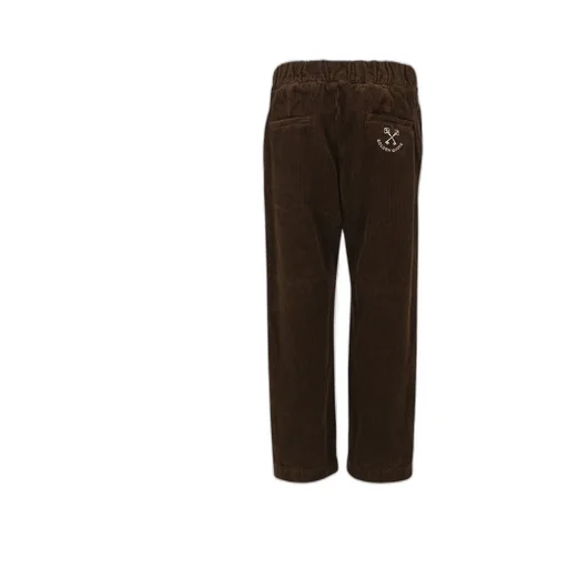 Logo-Embroidered Straight Trousers