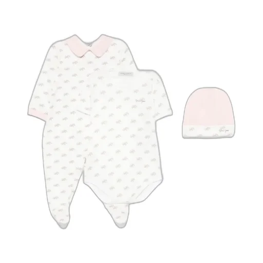Elephant-Print Babygrow Set