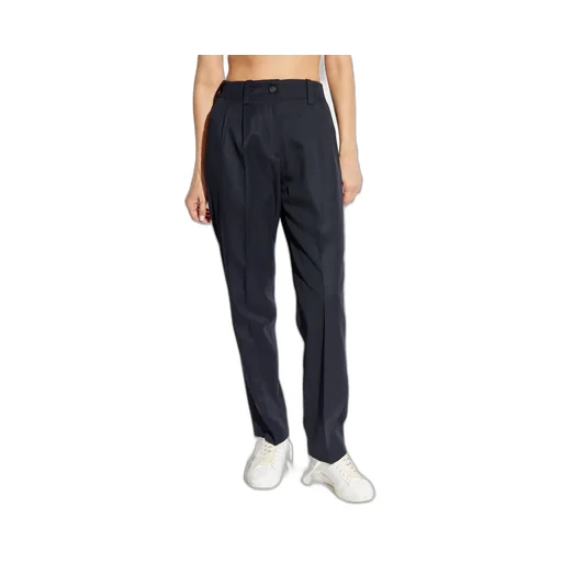 High Waist Tapered Tailored Trousers