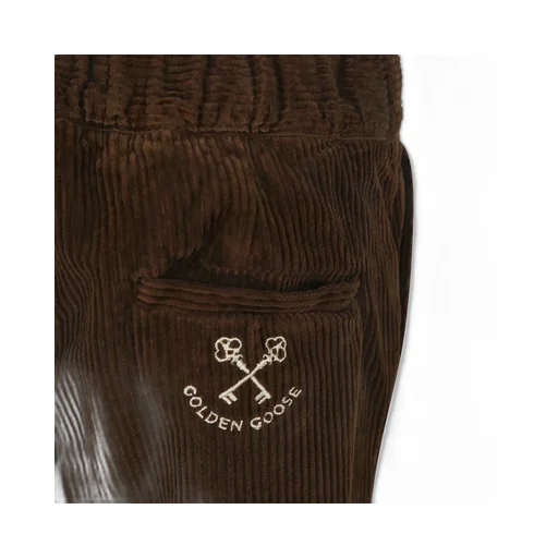 Logo-Embroidered Straight Trousers