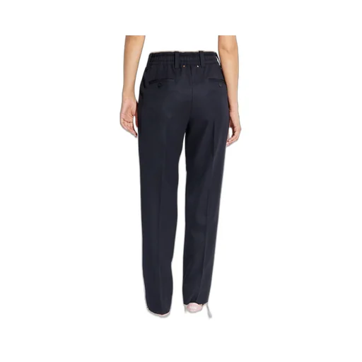 High Waist Tapered Tailored Trousers