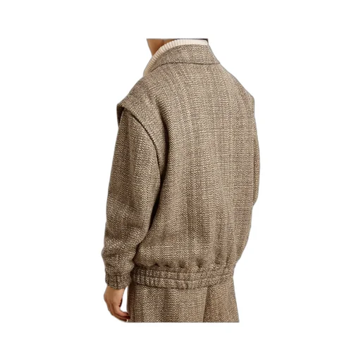 Herringbone Bomber Jacket