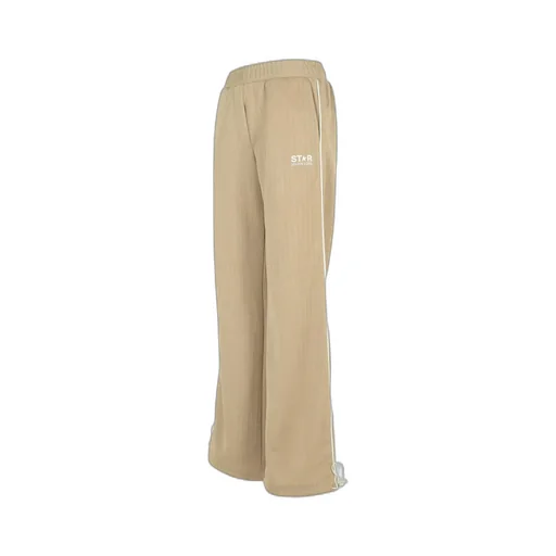 Striped Logo Printed Straight-Leg Track Pants