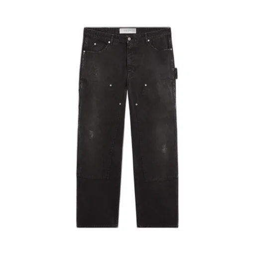 Straight Leg Distressed Pants
