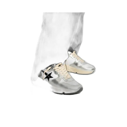 Running Sole Lace-Up Sneakers