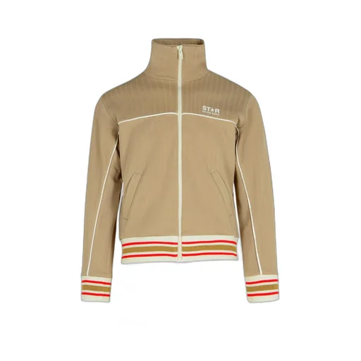 Logo Printed Zipped Track Sweatshirt
