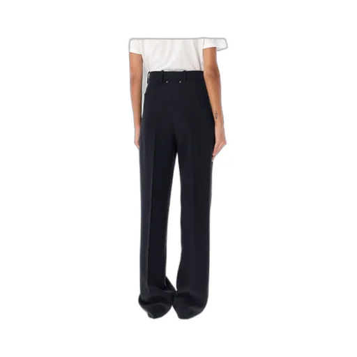 Straight-Leg Pleat-Detailed Pants