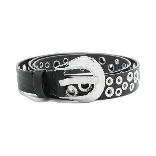 Eyelet Detailed Buckle Belt