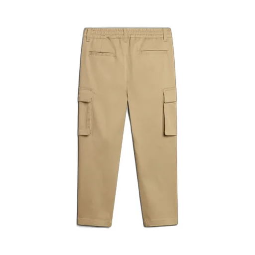 Logo Embroidered Tapered Cargo Trousers