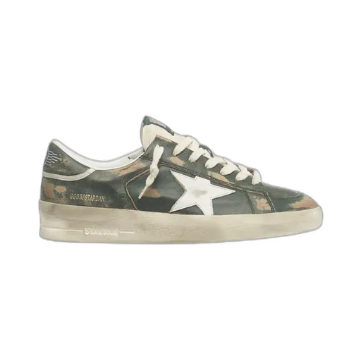 Stardan Distressed Lace-Up Sneakers