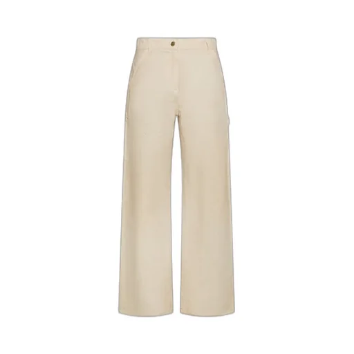 Wide-Leg Workwear Trousers