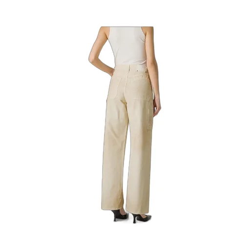 Wide-Leg Workwear Trousers