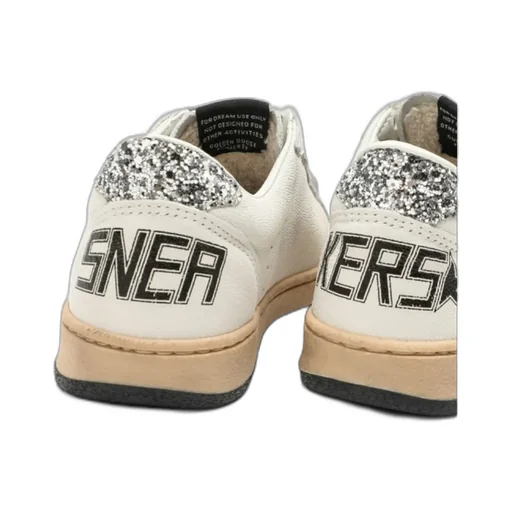 Ball Star Patch Round Toe Sneakers