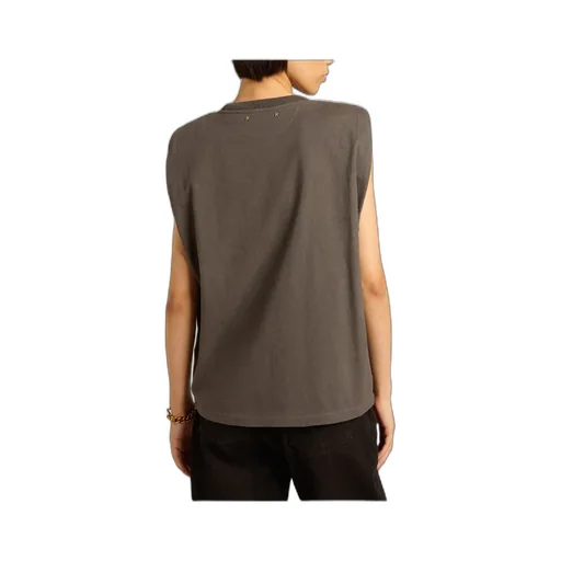 Studded Sleeveless T-Shirt
