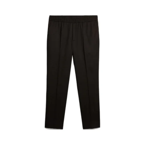 Logo-Plaque Straight-Leg Trousers