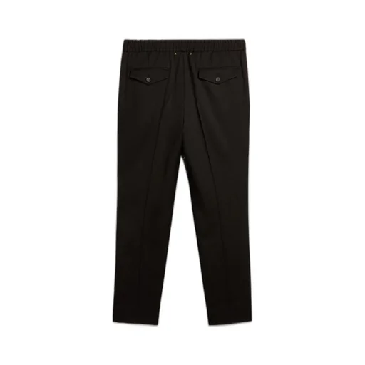 Logo-Plaque Straight-Leg Trousers