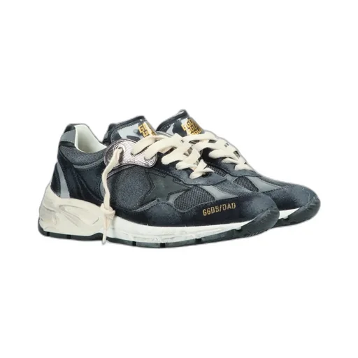 Star Patch Lace-Up Sneakers