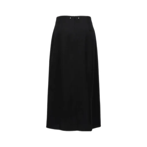 Front-Slit Midi Skirt