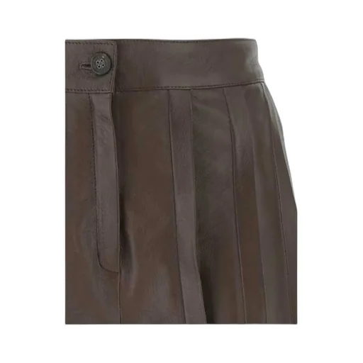 Pleated Bermuda Shorts