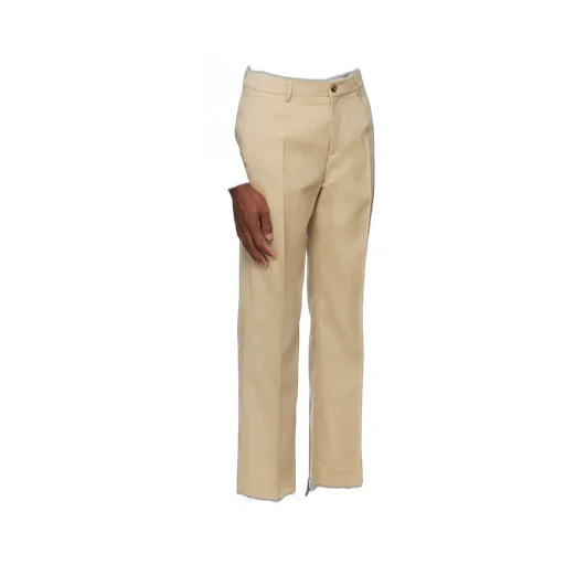 Logo Patch Straight-Leg Pants