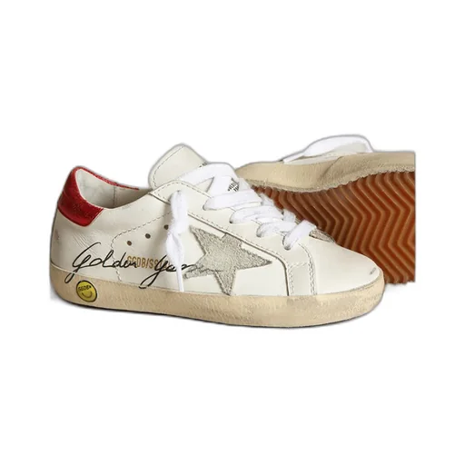 Distressed Lace-Up Sneakers