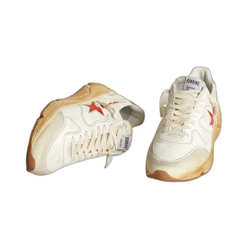 Running Sole Lace-Up Sneakers