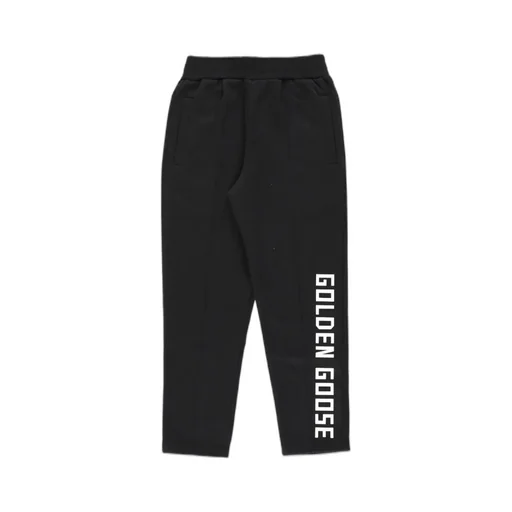 Logo Printed Straight Leg Trousers