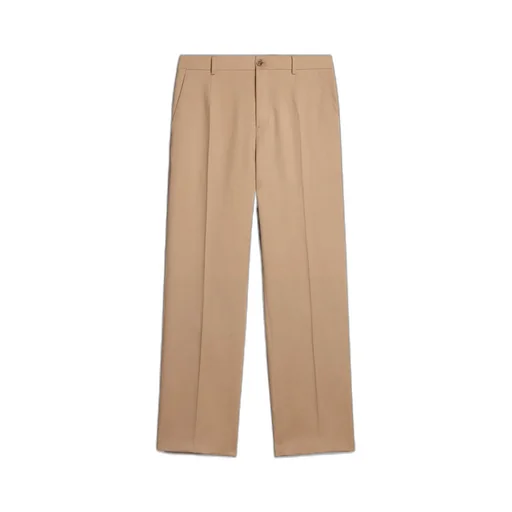 Logo Patch Straight-Leg Pants