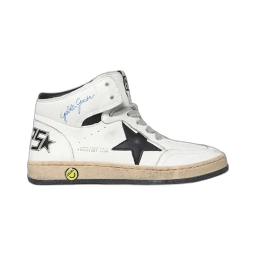 Star Patch High-Top Sneakers
