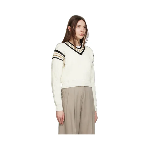 V-Neck Knitted Sweater