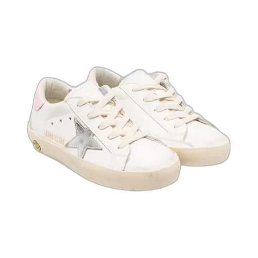 Star Patch Lace-Up Sneakers