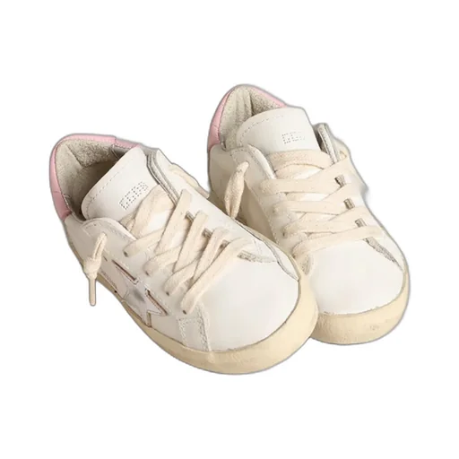 Patch Embellished Lace-Up Sneakers